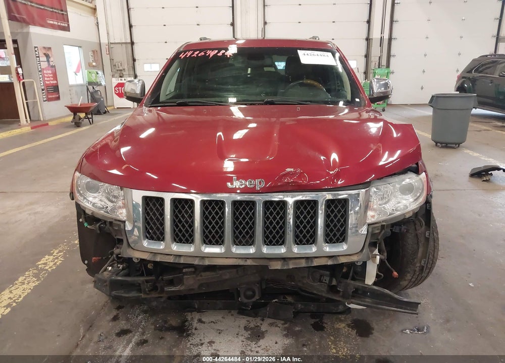 2013 JEEP GRAND CHEROKEE OVERLAND VIN: 1C4RJFCT6DC523752