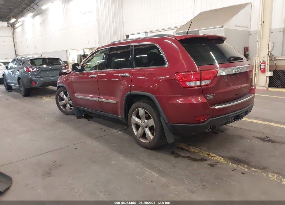 2013 JEEP GRAND CHEROKEE OVERLAND VIN: 1C4RJFCT6DC523752