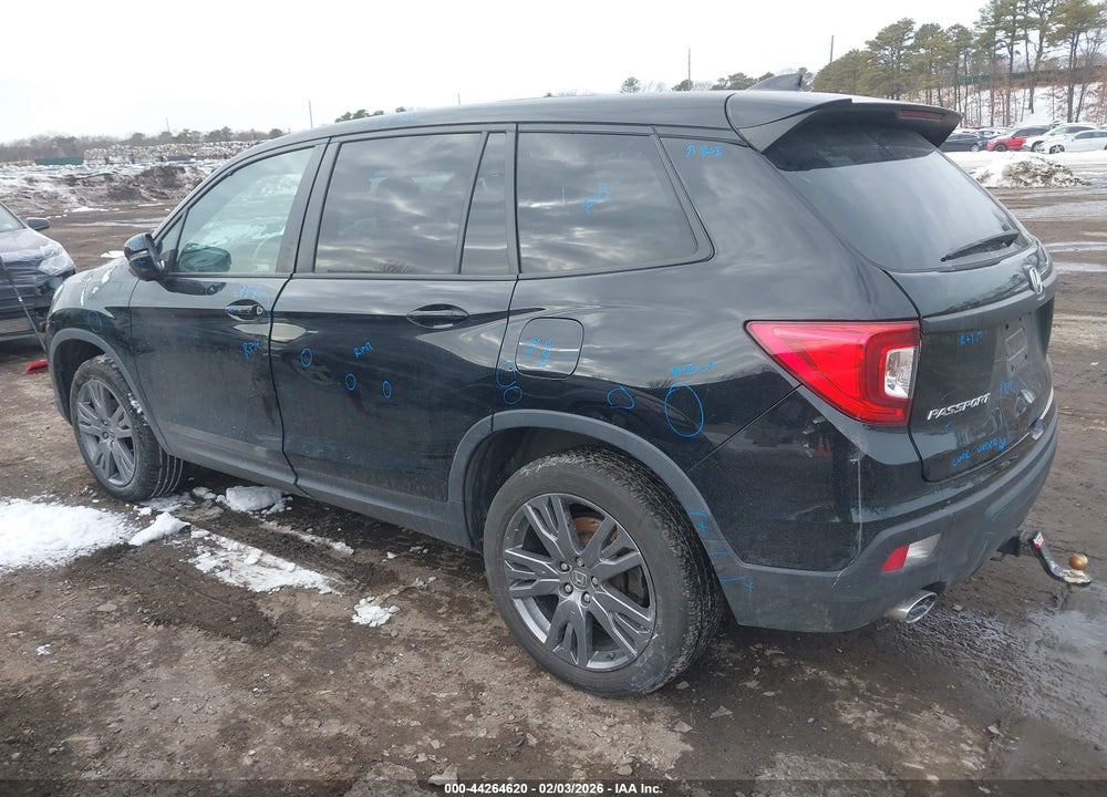 2019 HONDA PASSPORT EX-L VIN: 5FNYF8H59KB019862
