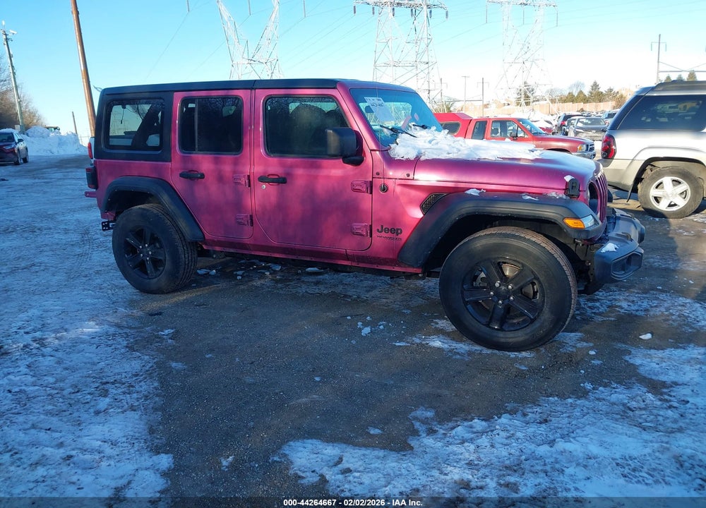 2022 JEEP WRANGLER UNLIMITED SPORT ALTITUDE 4X4 VIN: 1C4HJXDGXNW122353