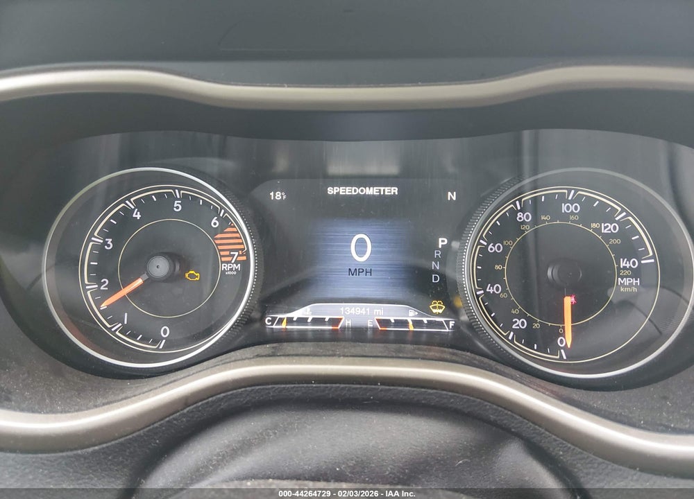 2016 JEEP CHEROKEE LIMITED VIN: 1C4PJMDB7GW105799