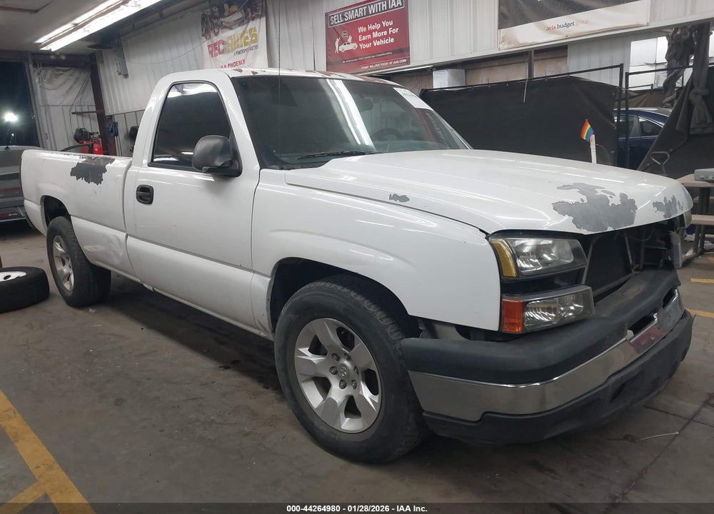 2006 CHEVROLET SILVERADO 1500 WORK TRUCK VIN: 3GCEC14V86G153271