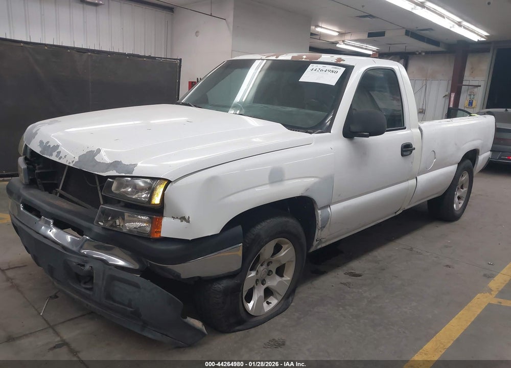 2006 CHEVROLET SILVERADO 1500 WORK TRUCK VIN: 3GCEC14V86G153271