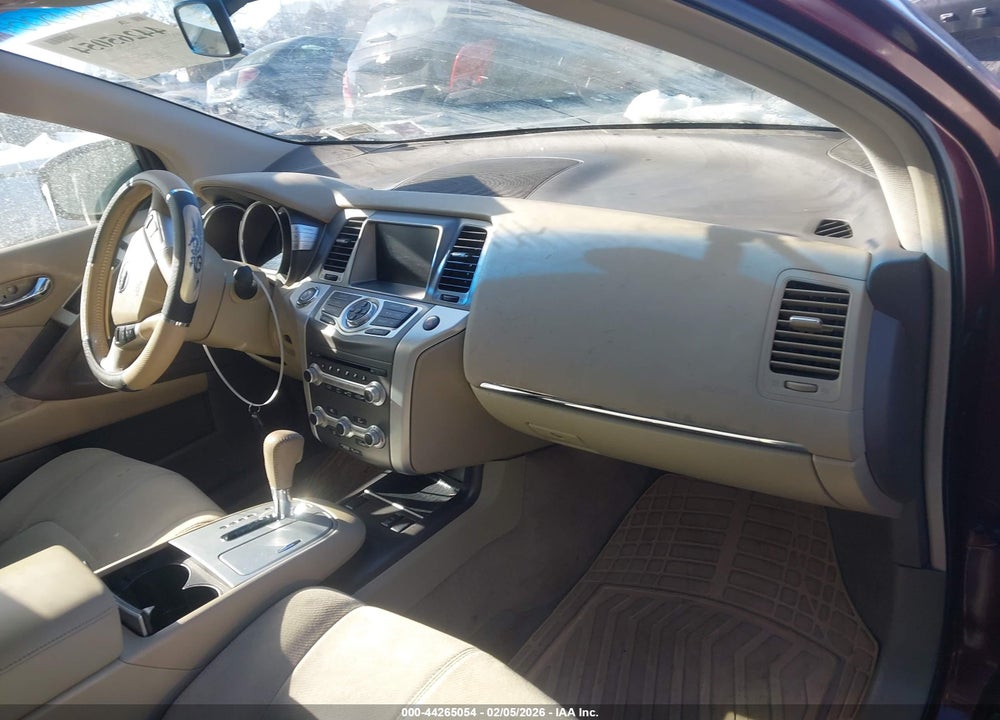 2012 NISSAN MURANO SV VIN: JN8AZ1MW3CW210631