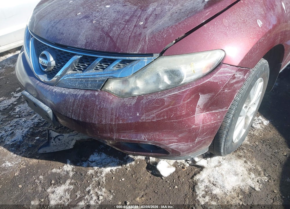 2012 NISSAN MURANO SV VIN: JN8AZ1MW3CW210631