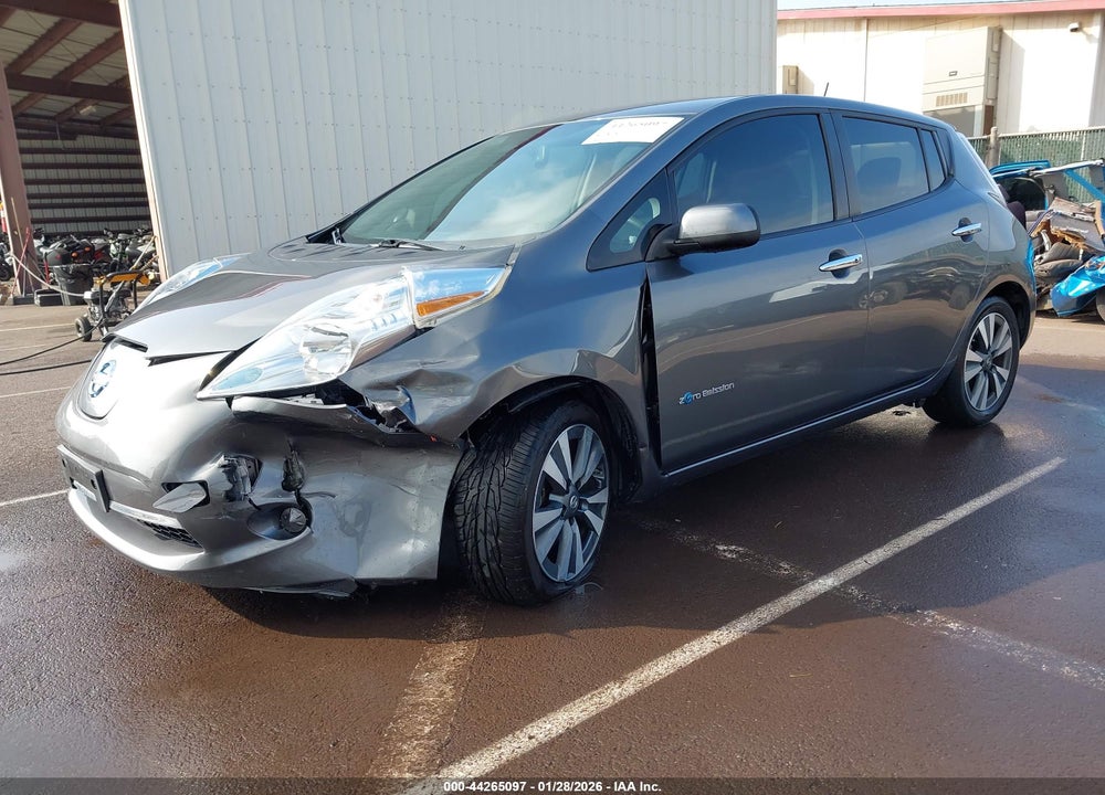 2017 NISSAN LEAF SV VIN: 1N4BZ0CP2HC301621