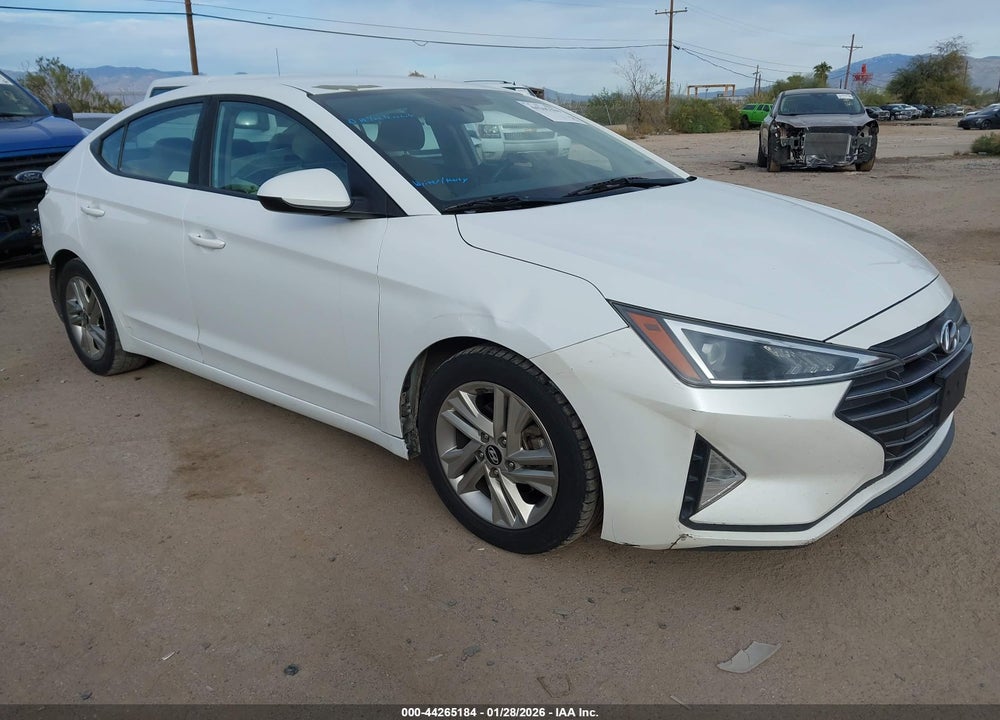 2019 HYUNDAI ELANTRA SEL VIN: 5NPD84LF7KH458352
