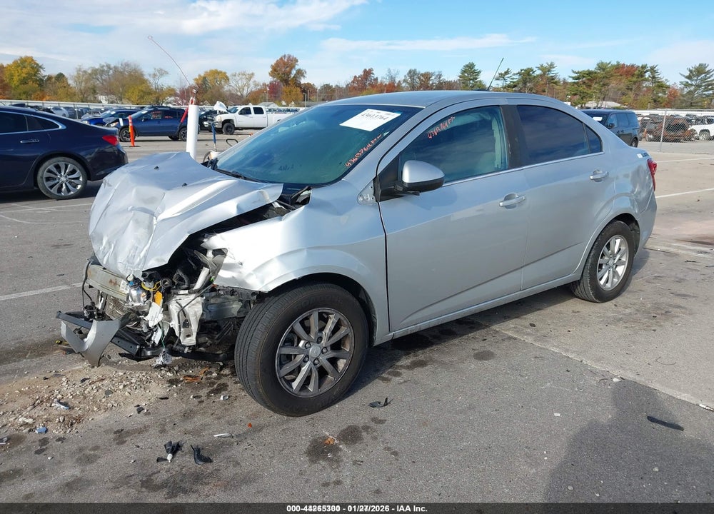 2017 CHEVROLET SONIC LT AUTO VIN: 1G1JD5SH1H4105815