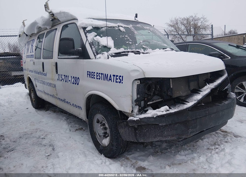 2015 CHEVROLET EXPRESS 2500 WORK VAN VIN: 1GCWGFCF8F1212155