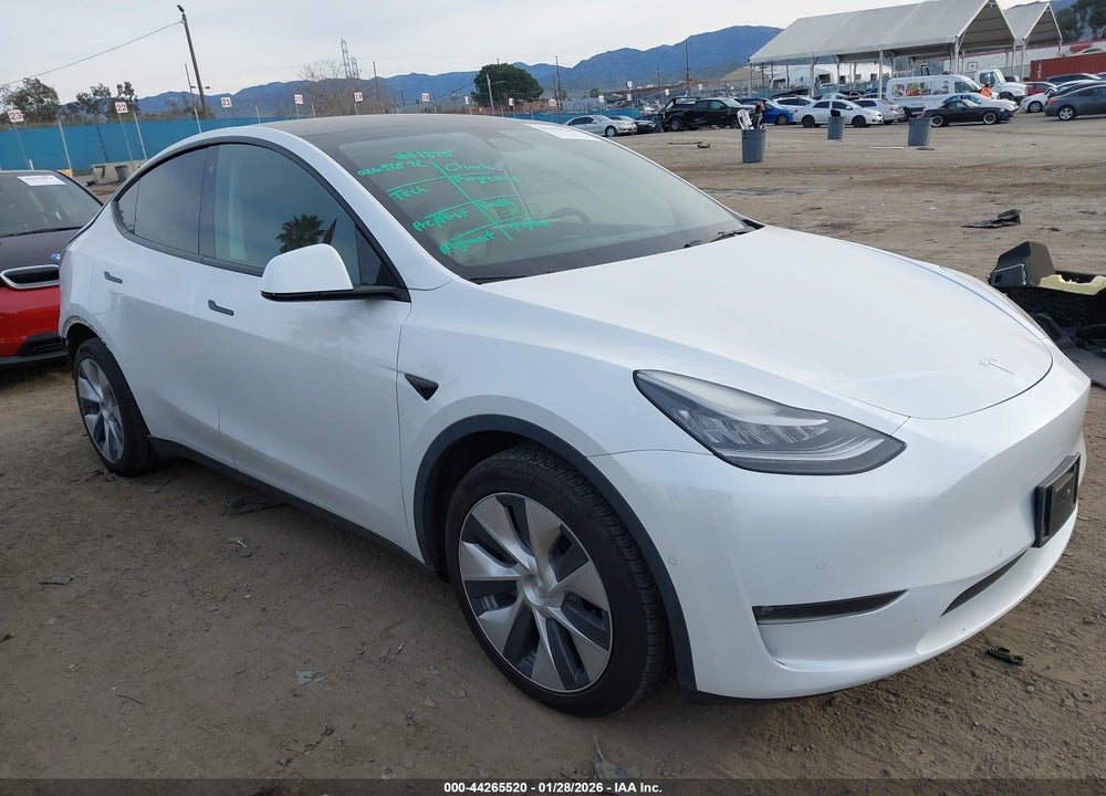 2021 TESLA MODEL Y LONG RANGE DUAL MOTOR ALL-WHEEL DRIVE VIN: 5YJYGAEE6MF284265