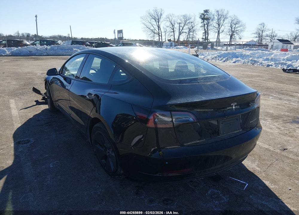 2023 TESLA MODEL 3 LONG RANGE DUAL MOTOR ALL-WHEEL DRIVE VIN: 5YJ3E1EB3PF684665