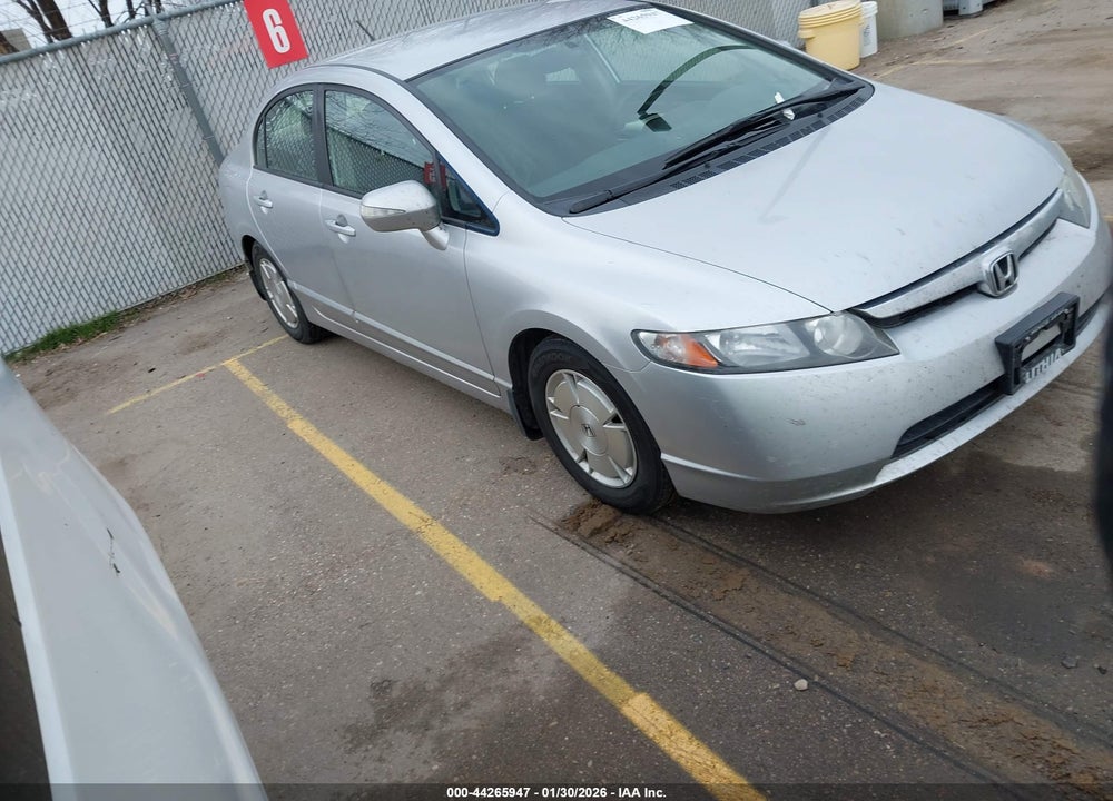 2008 HONDA CIVIC HYBRID VIN: JHMFA36298S018755
