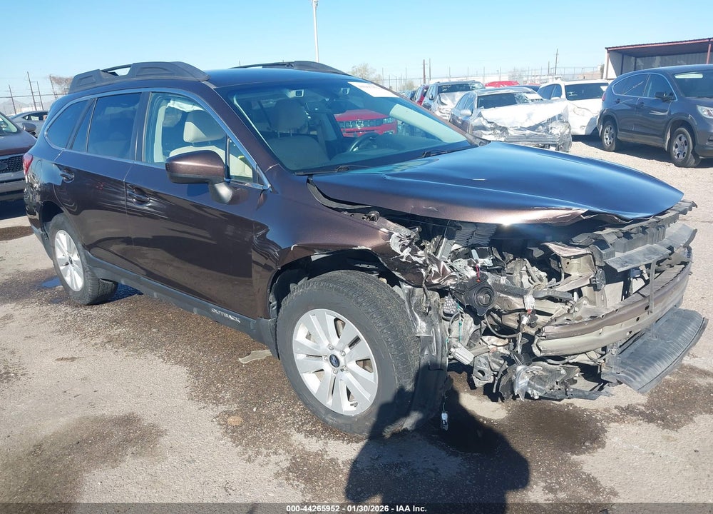 2019 SUBARU OUTBACK 2.5I PREMIUM VIN: 4S4BSAFC3K3261596