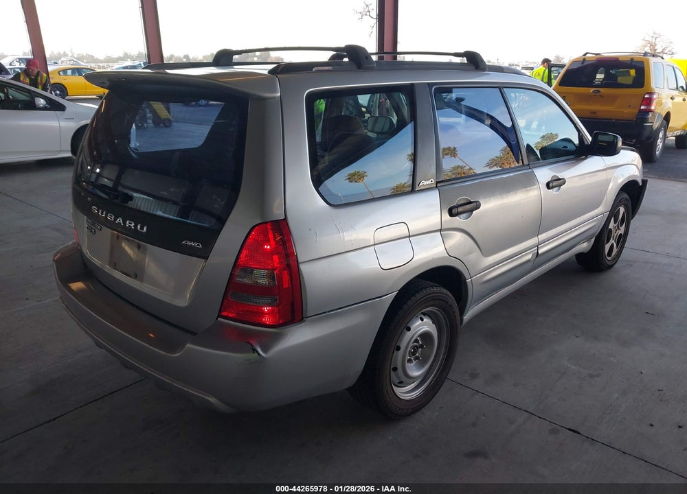 2003 SUBARU FORESTER XS VIN: JF1SG656X3H708949