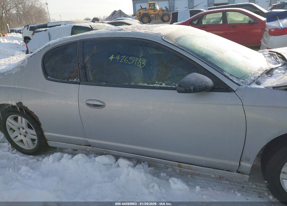 2007 CHEVROLET MONTE CARLO LT VIN: 2G1WK15K579391790