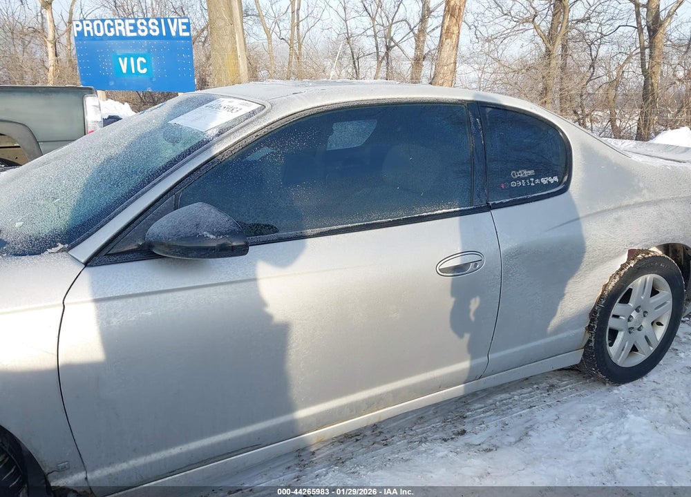 2007 CHEVROLET MONTE CARLO LT VIN: 2G1WK15K579391790