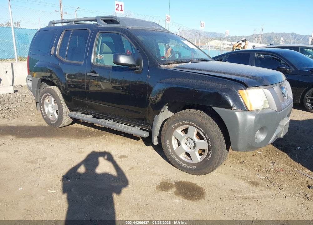 2008 NISSAN XTERRA S VIN: 5N1AN08WX8C519755
