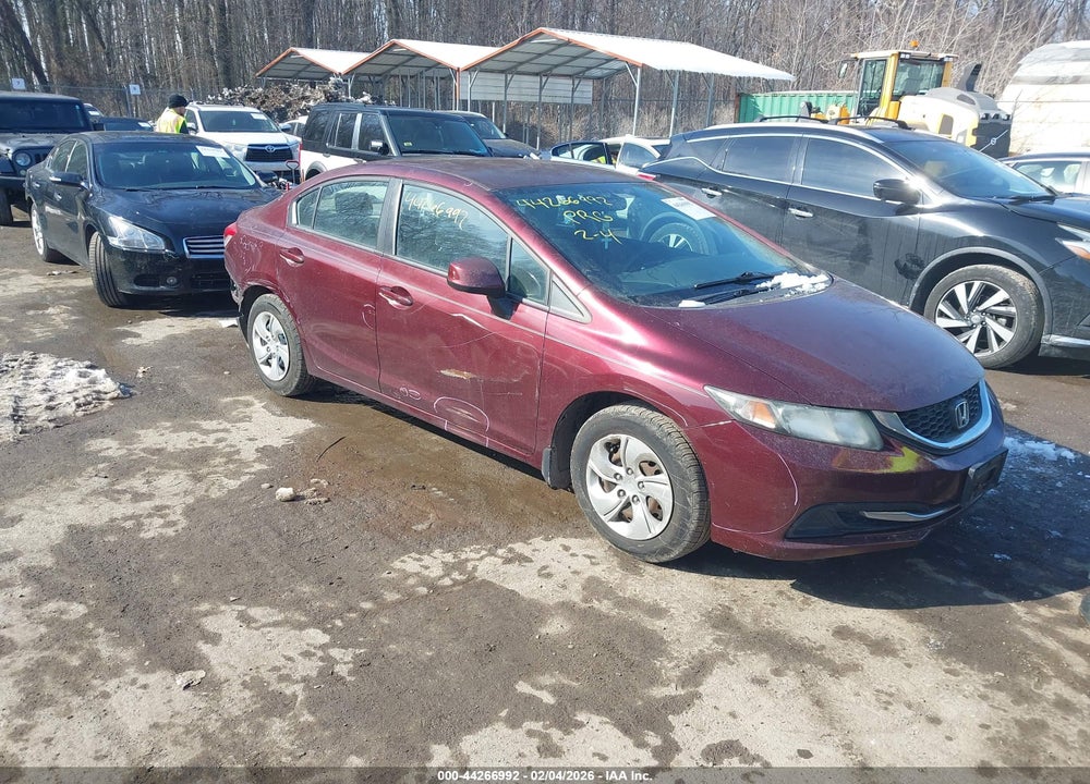 2013 HONDA CIVIC LX VIN: 2HGFB2F52DH600024
