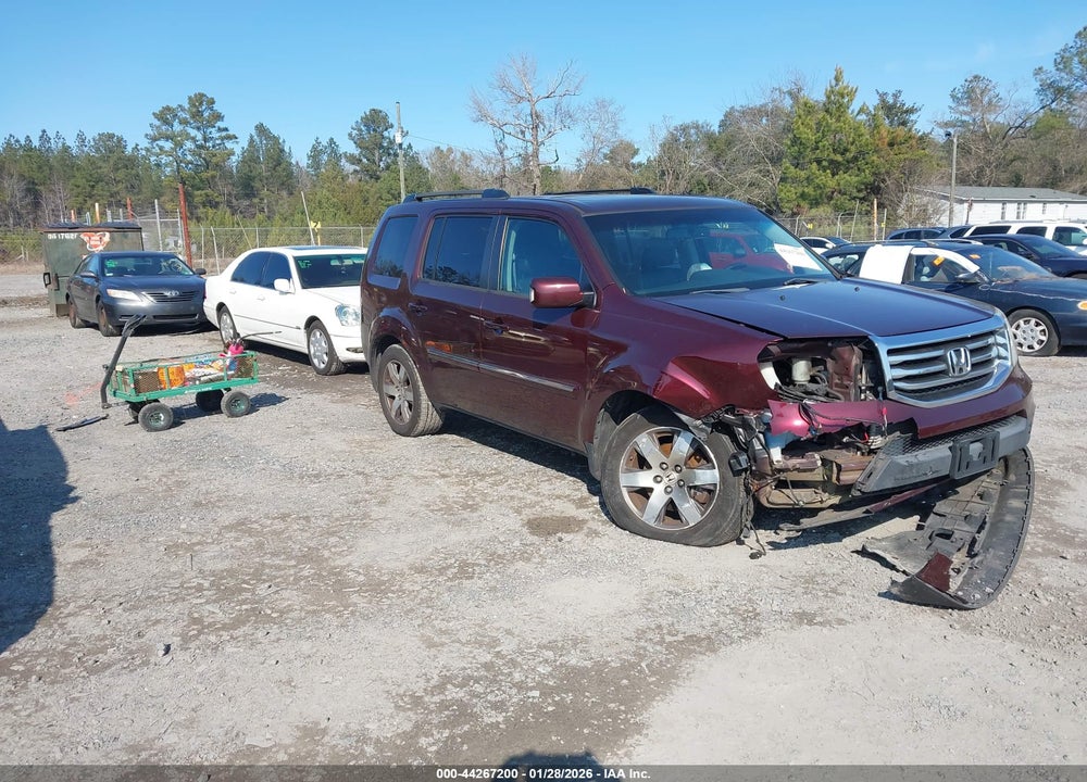 2013 HONDA PILOT TOURING VIN: 5FNYF4H99DB060734