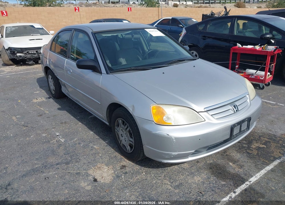 2002 HONDA CIVIC LX VIN: JHMES16622S006177