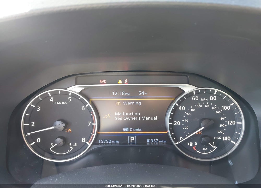 2025 NISSAN ALTIMA SV AWD VIN: 1N4BL4DW0SN385108