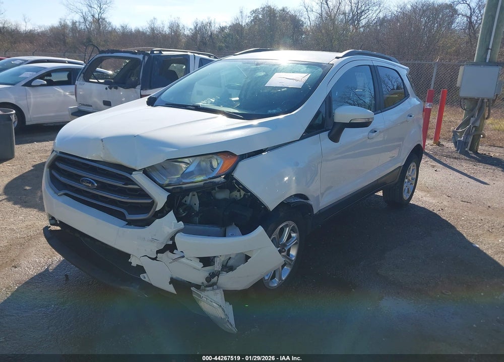 2019 FORD ECOSPORT SE VIN: MAJ6S3GL1KC255950