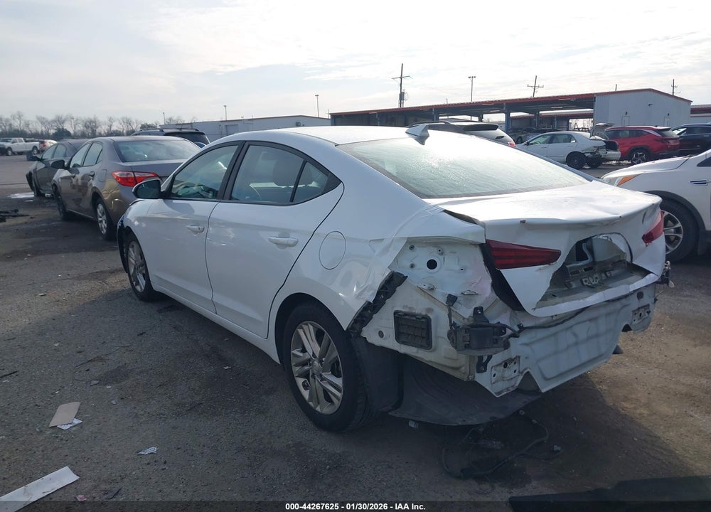 2019 HYUNDAI ELANTRA SEL VIN: 5NPD84LF0KH437035