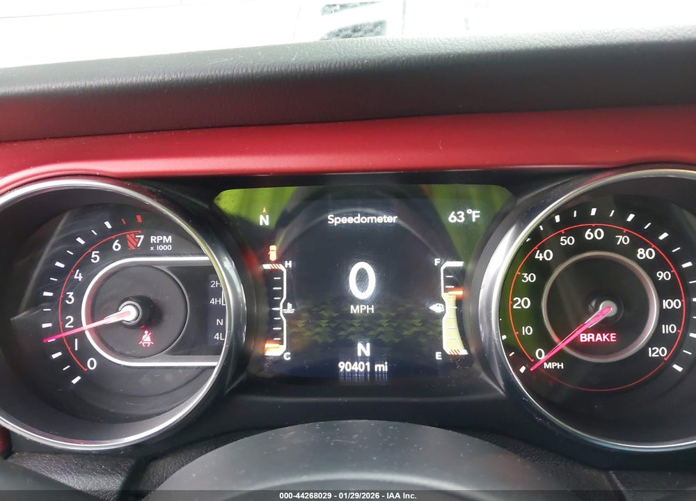 2019 JEEP WRANGLER UNLIMITED RUBICON 4X4 VIN: 1C4HJXFG0KW607979