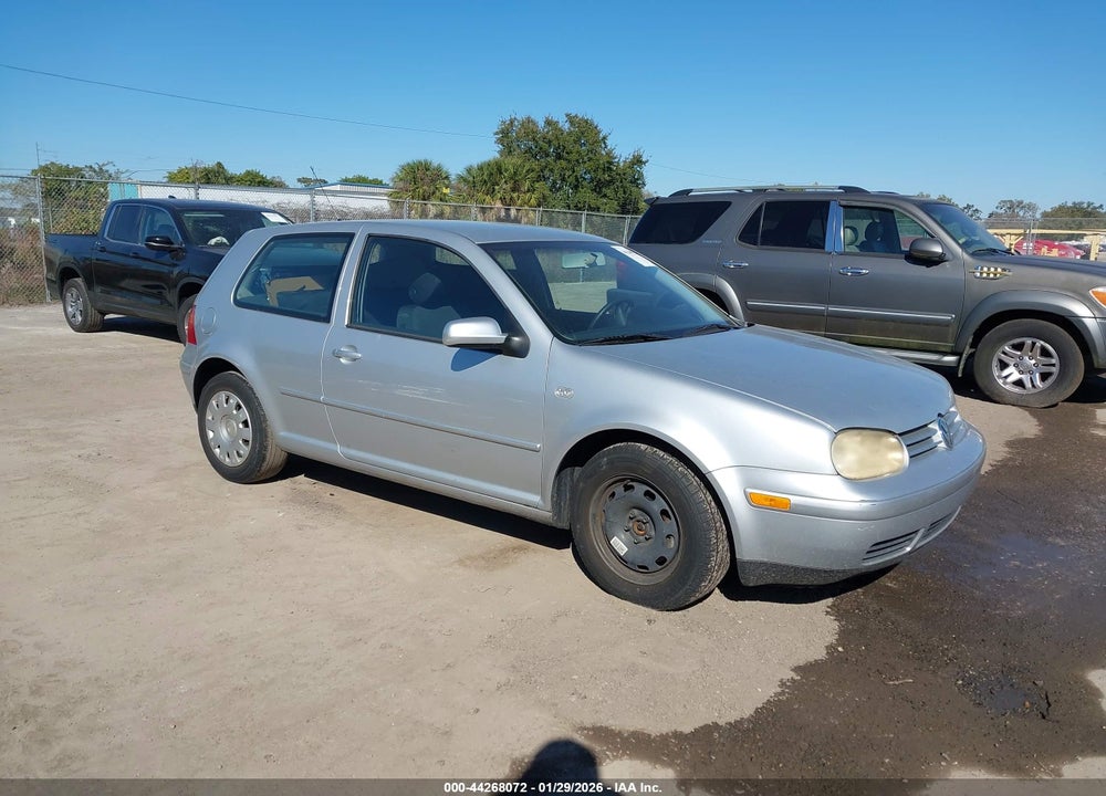 2001 VOLKSWAGEN GOLF GL/GL TDI VIN: WVWBP21J71W162584