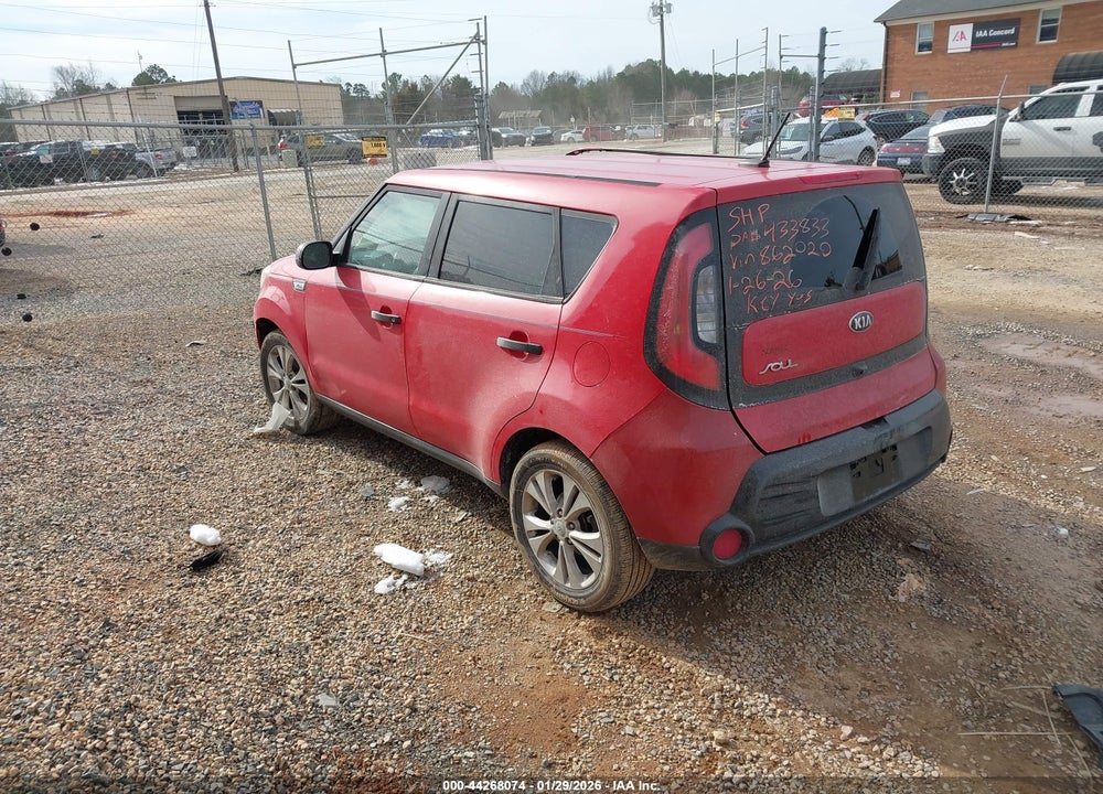 2016 KIA SOUL + VIN: KNDJP3A50G7862020