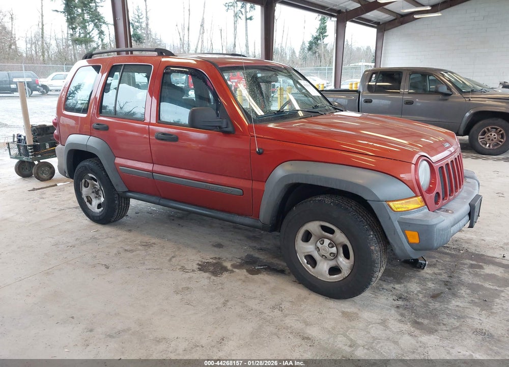 2005 JEEP LIBERTY SPORT VIN: 1J4GL48K45W586672