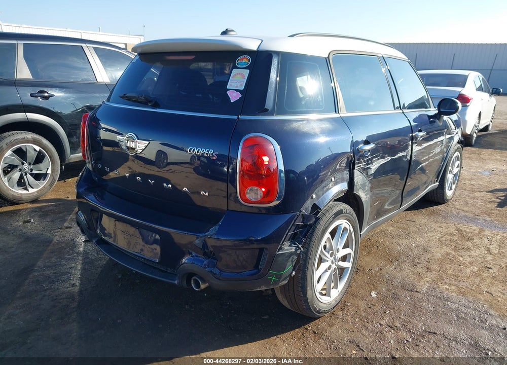 2016 MINI COUNTRYMAN COOPER S VIN: WMWZC3C56GWT07278