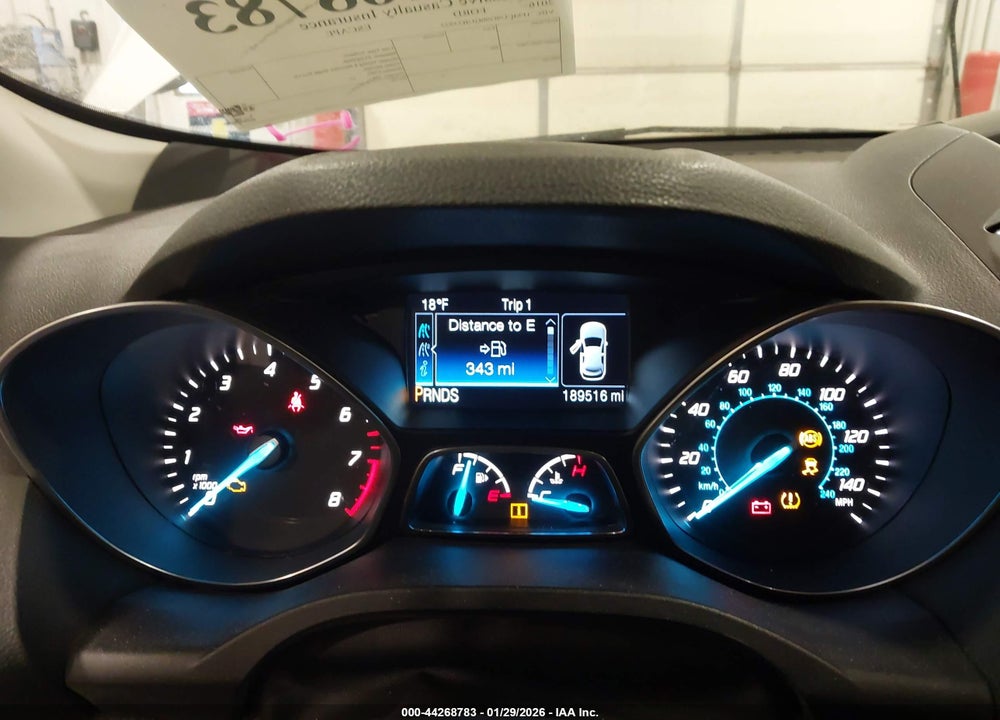 2016 FORD ESCAPE SE VIN: 1FMCU9G90GUB23922