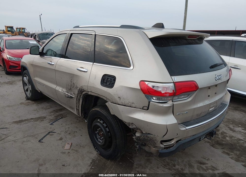 2014 JEEP GRAND CHEROKEE LIMITED VIN: 1C4RJFBG7EC467293