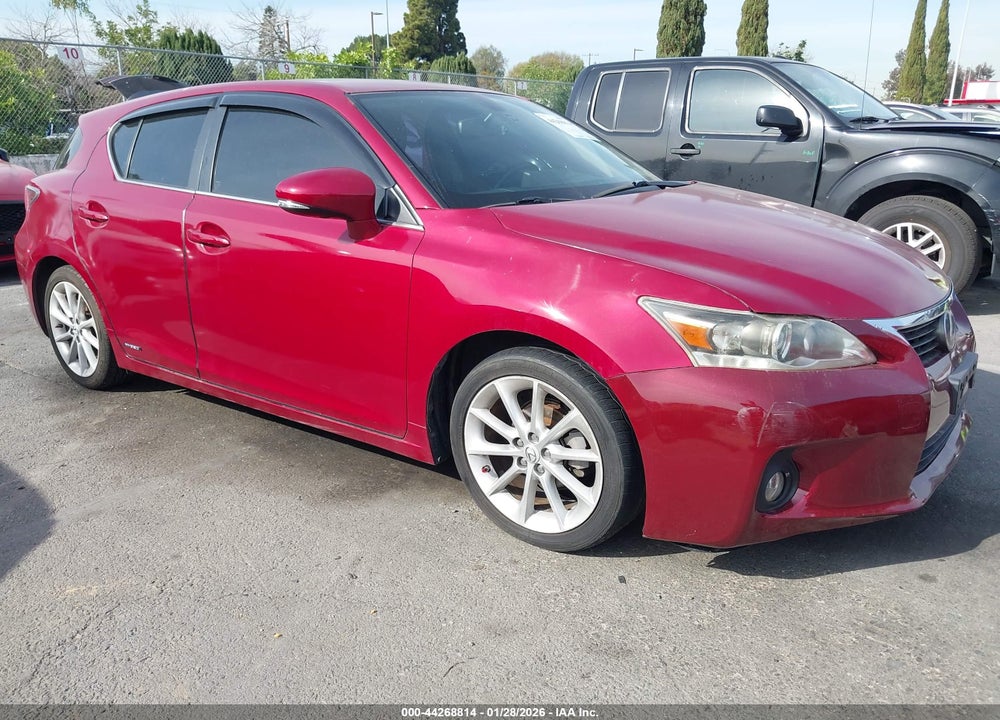 2013 LEXUS CT 200H VIN: JTHKD5BH6D2124912
