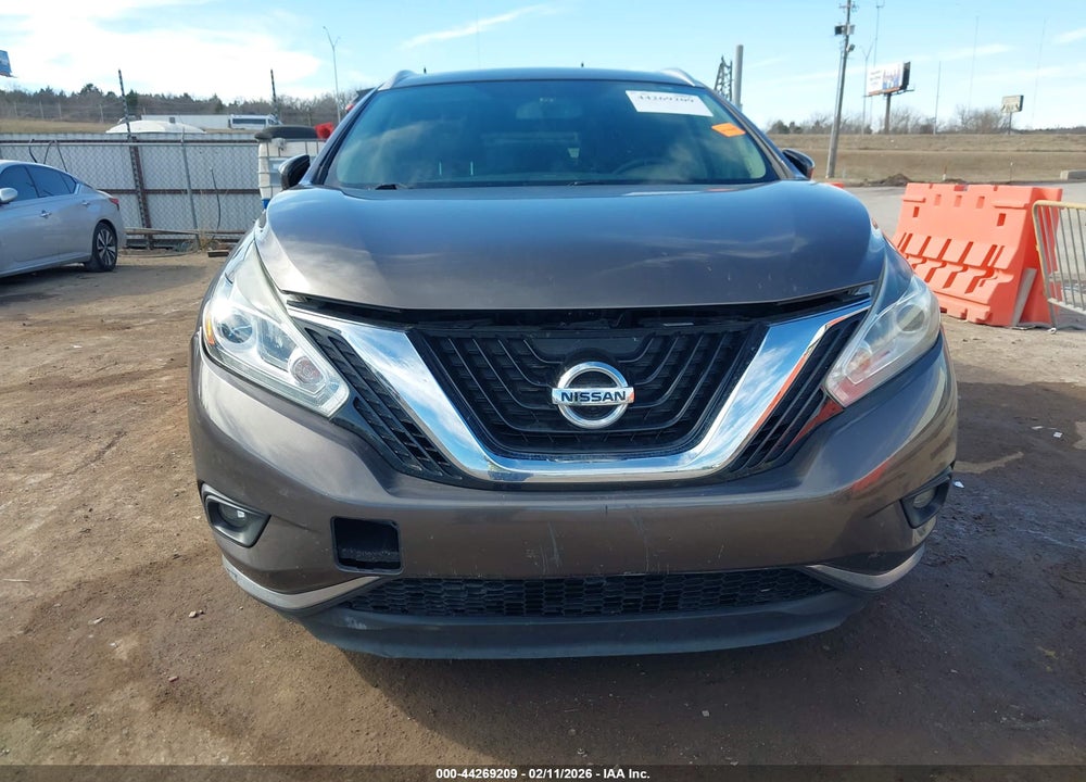 2015 NISSAN MURANO PLATINUM VIN: 5N1AZ2MG6FN220988