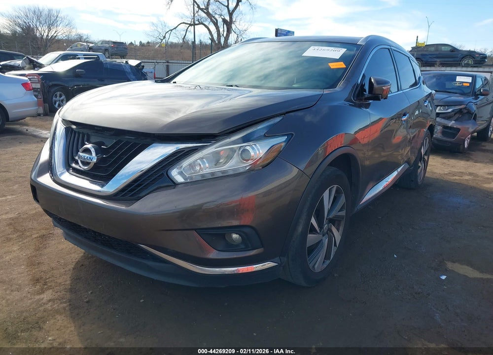 2015 NISSAN MURANO PLATINUM VIN: 5N1AZ2MG6FN220988