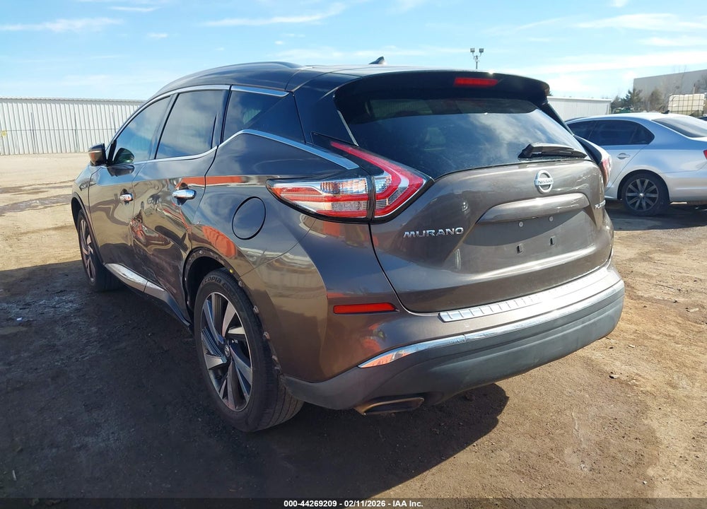 2015 NISSAN MURANO PLATINUM VIN: 5N1AZ2MG6FN220988
