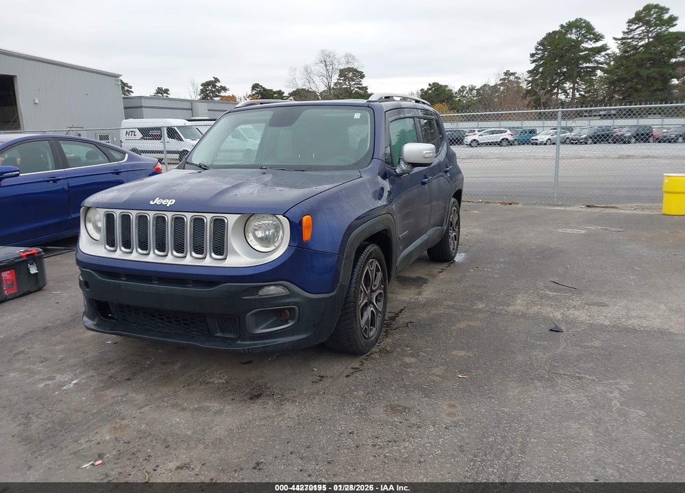2016 JEEP RENEGADE LIMITED VIN: ZACCJADT4GPC54951