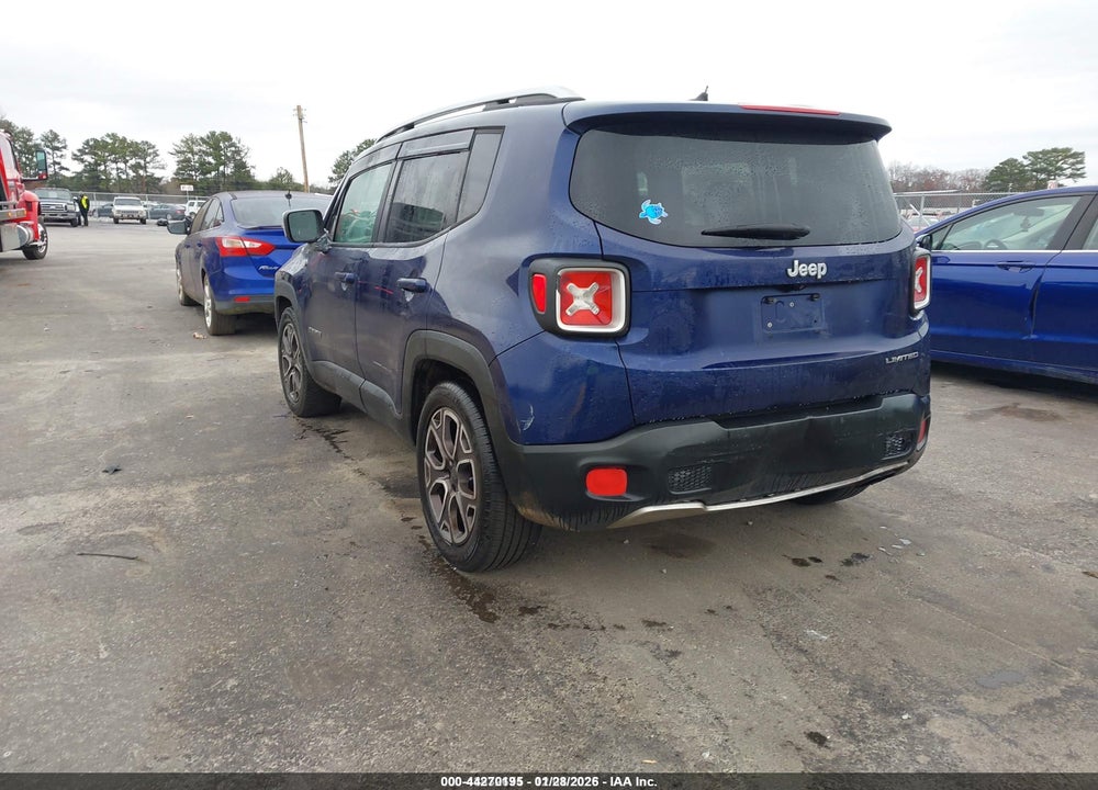 2016 JEEP RENEGADE LIMITED VIN: ZACCJADT4GPC54951
