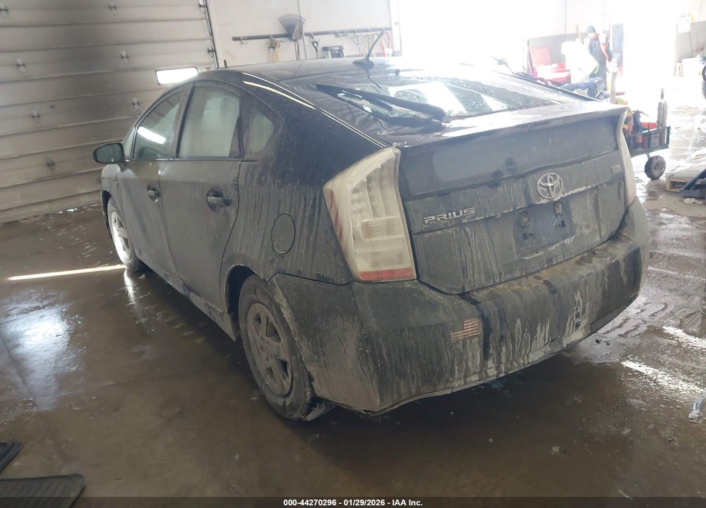 2011 TOYOTA PRIUS THREE VIN: JTDKN3DU7B5371395