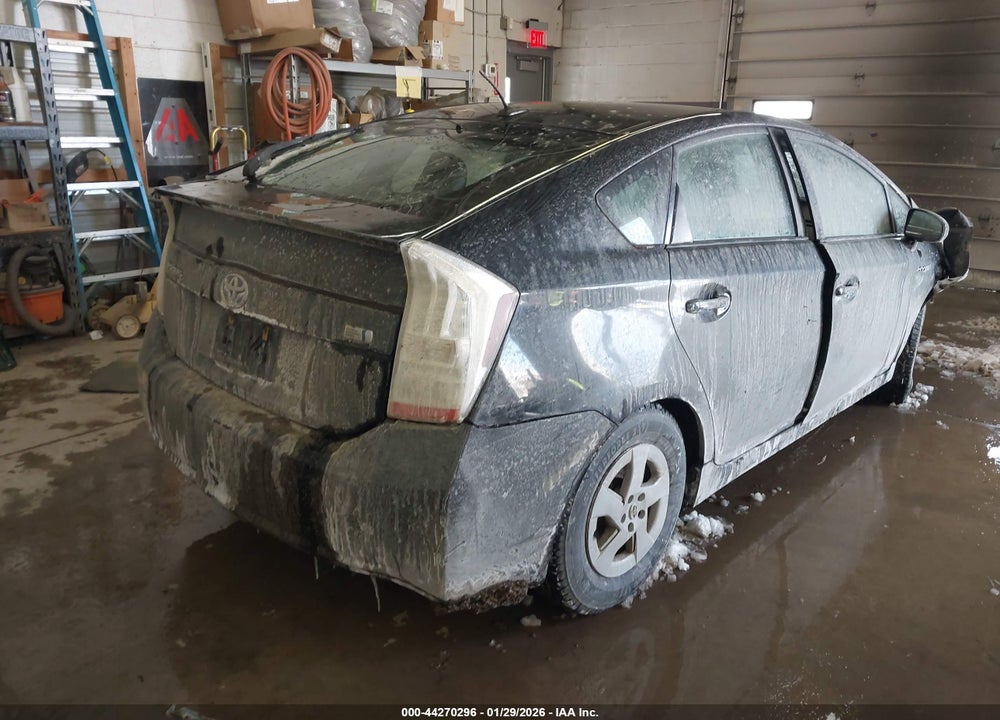 2011 TOYOTA PRIUS THREE VIN: JTDKN3DU7B5371395