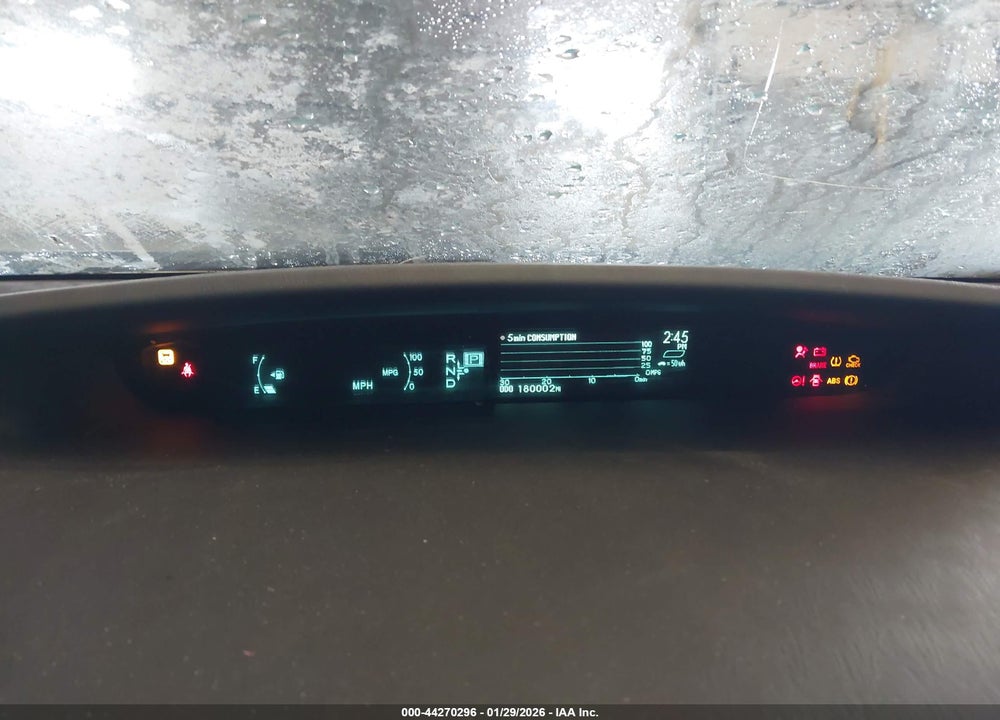 2011 TOYOTA PRIUS THREE VIN: JTDKN3DU7B5371395