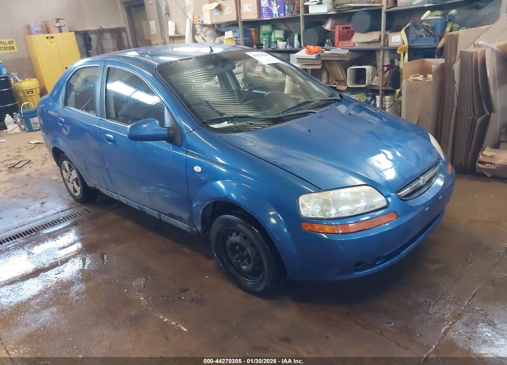2006 CHEVROLET AVEO LS VIN: KL1TD56696B568763