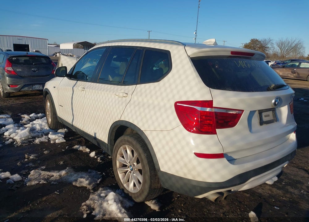 2017 BMW X3 XDRIVE28I VIN: 5UXWX9C31H0W69775