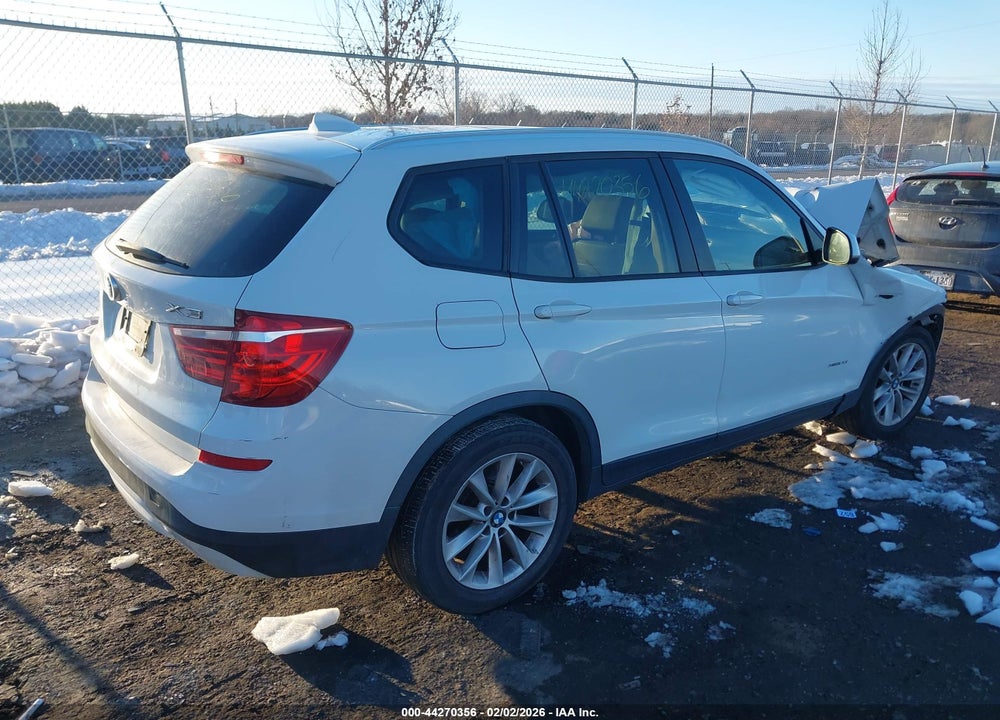 2017 BMW X3 XDRIVE28I VIN: 5UXWX9C31H0W69775