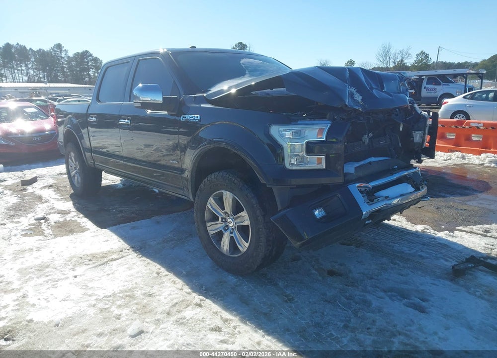 2016 FORD F-150 PLATINUM VIN: 1FTEW1EG2GFD52889