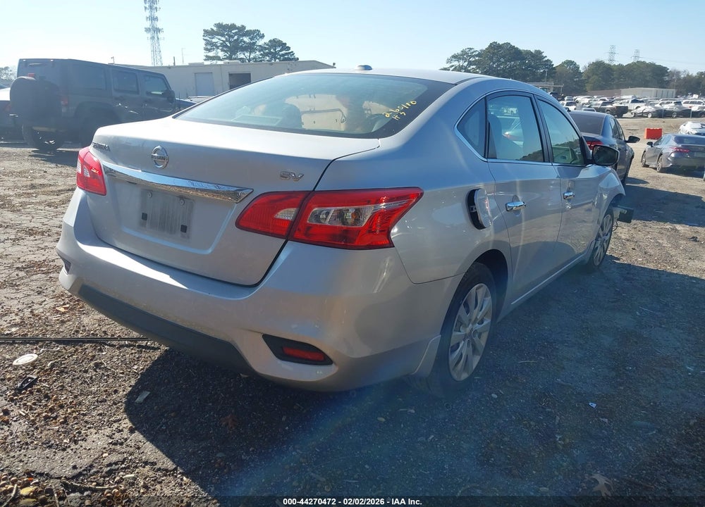 2017 NISSAN SENTRA SV VIN: 3N1AB7AP4HY301183