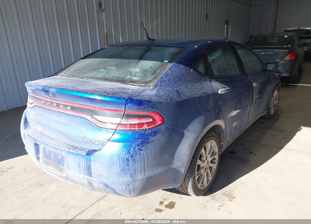 2013 DODGE DART LIMITED VIN: 1C3CDFCA9DD326729
