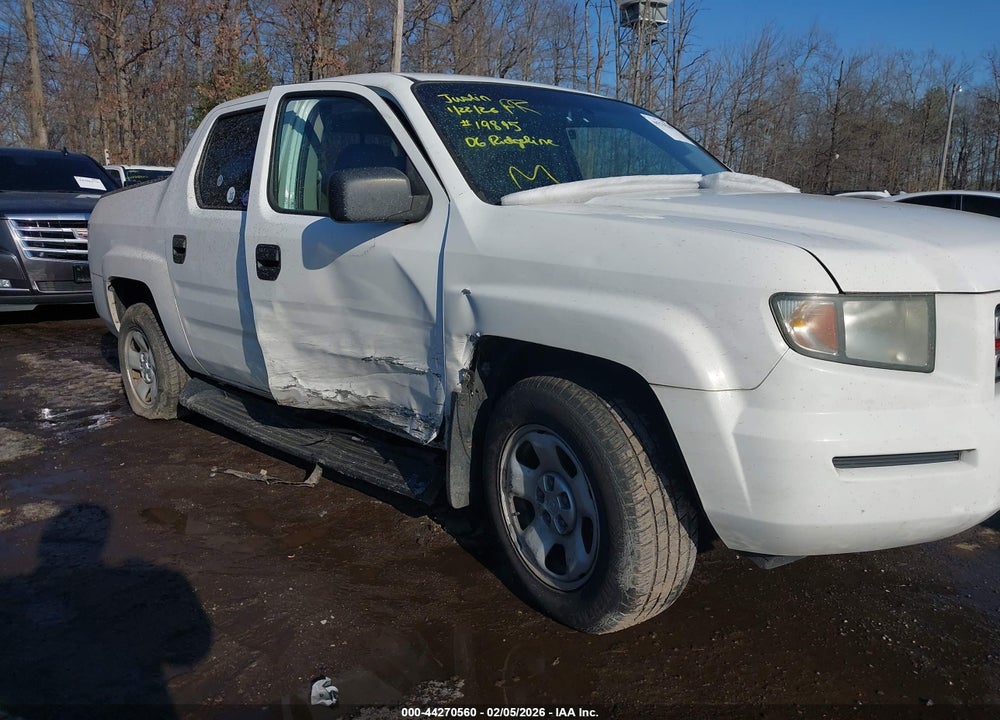 2006 HONDA RIDGELINE RT VIN: 2HJYK16266H564585